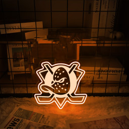 Anaheim Ducks Ice Hockey Laser Signs