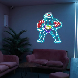 Machoke  Pokemon Neon Signs