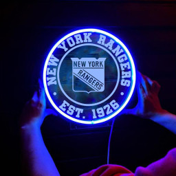 Ice Hockey New York Rangers Laser Signs