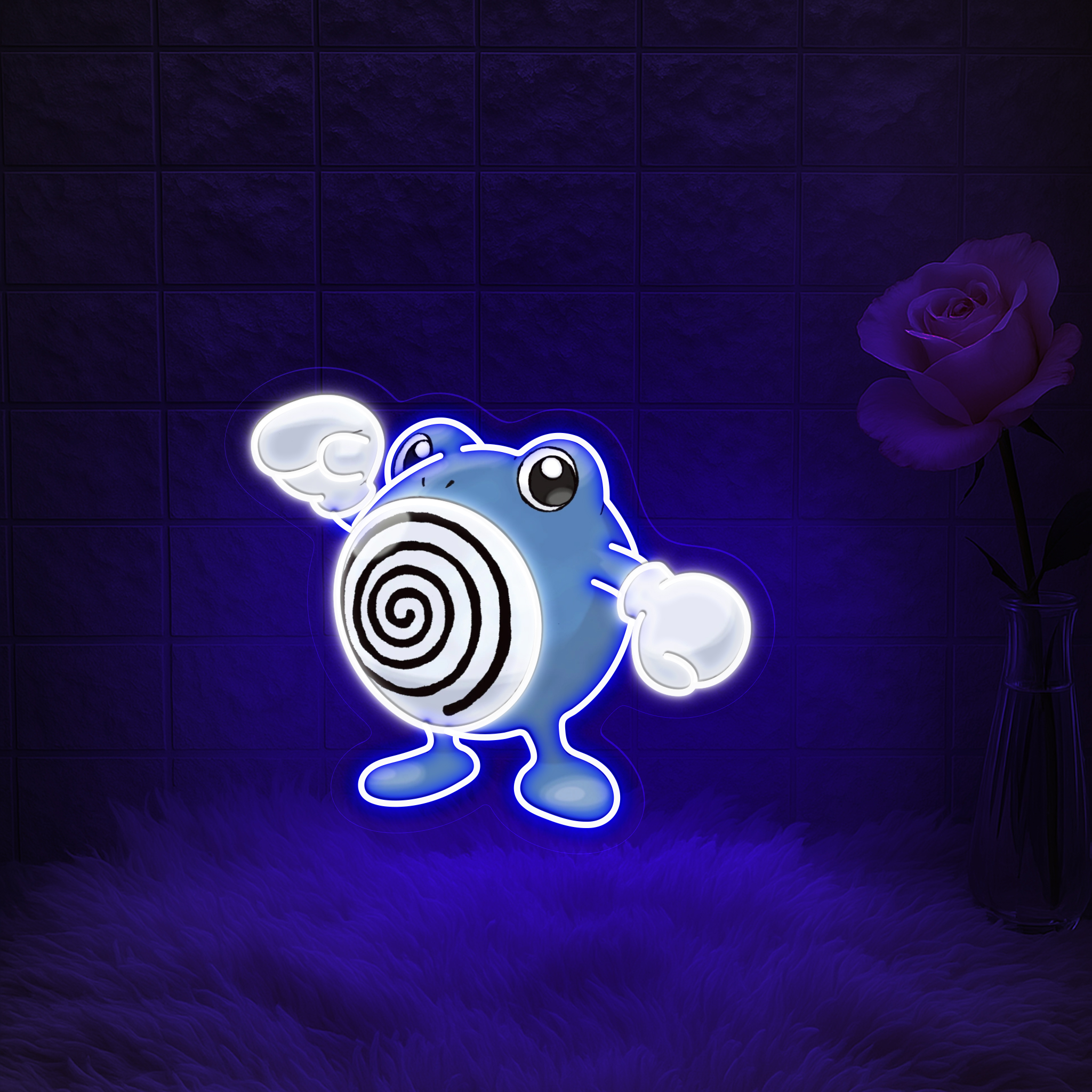 Poliwag Pokemon UV Signs