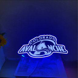 Ice Hockey Colorado Avalanche Laser Signs