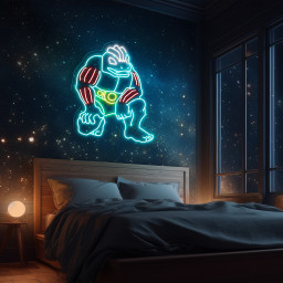 Pokemon Machoke Neon Signs