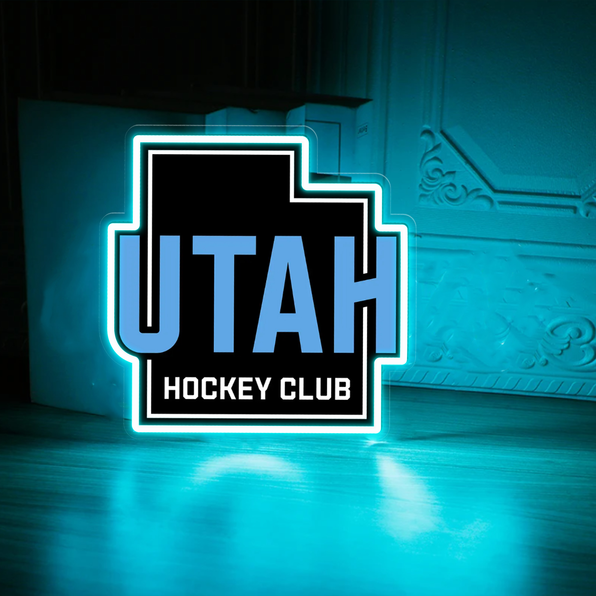 Ice Hockey Utah Hockey Club UV Sign