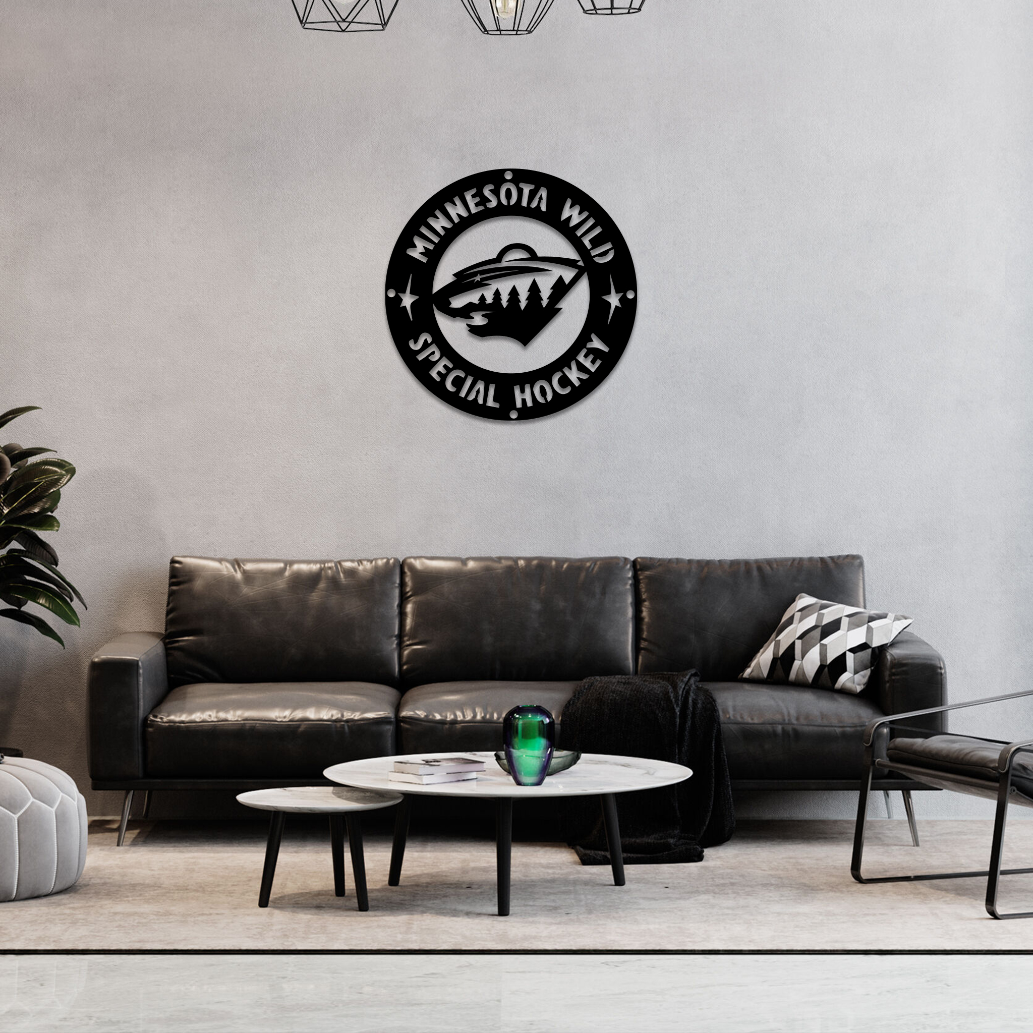 Minnesota Wild Ice Hockey Metal Signs Wall Decor