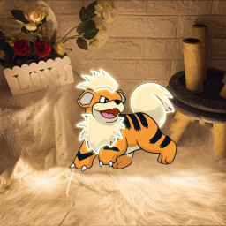 Growlithe Pokemon UV Signs