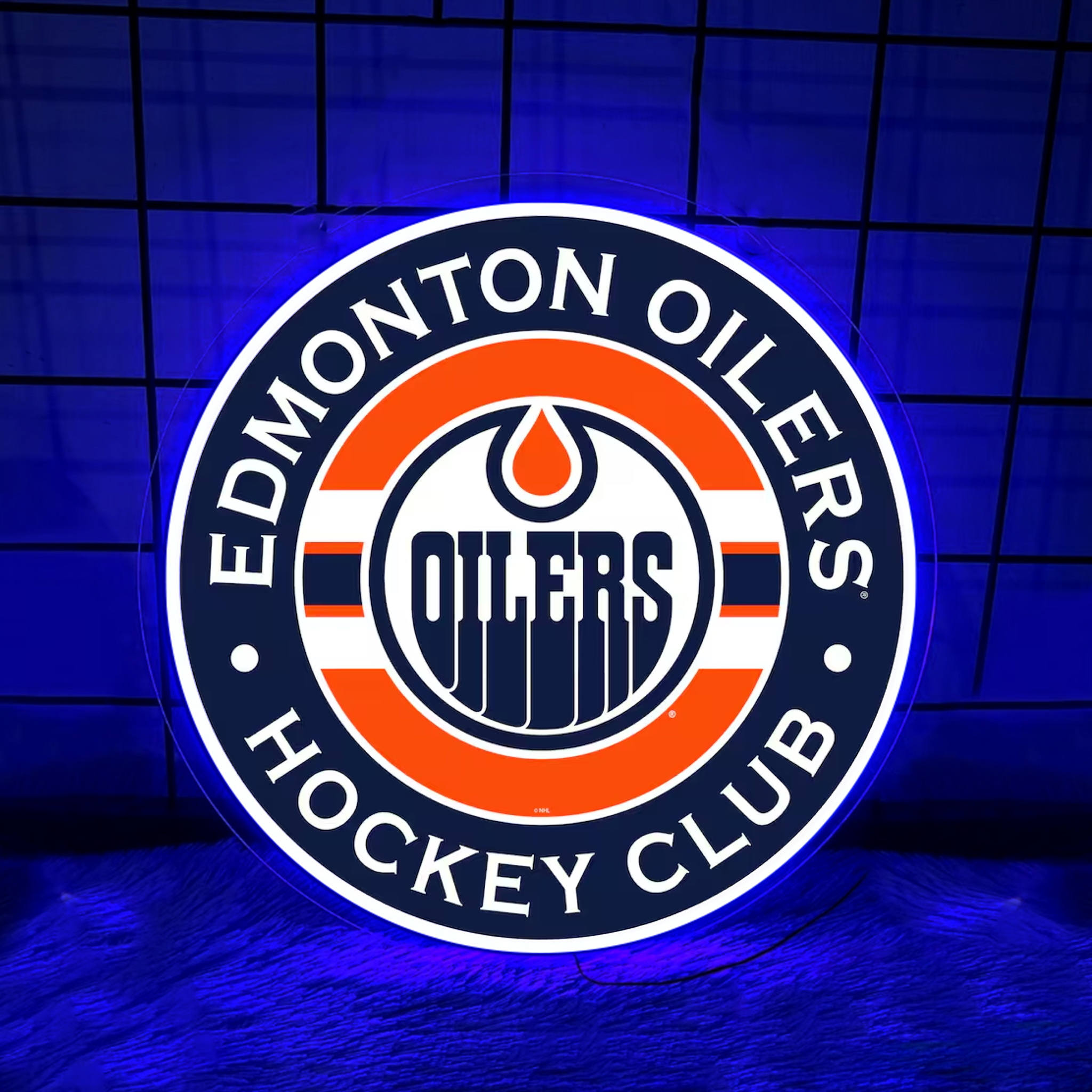 Ice Hockey Edmonton Oilers UV Sign