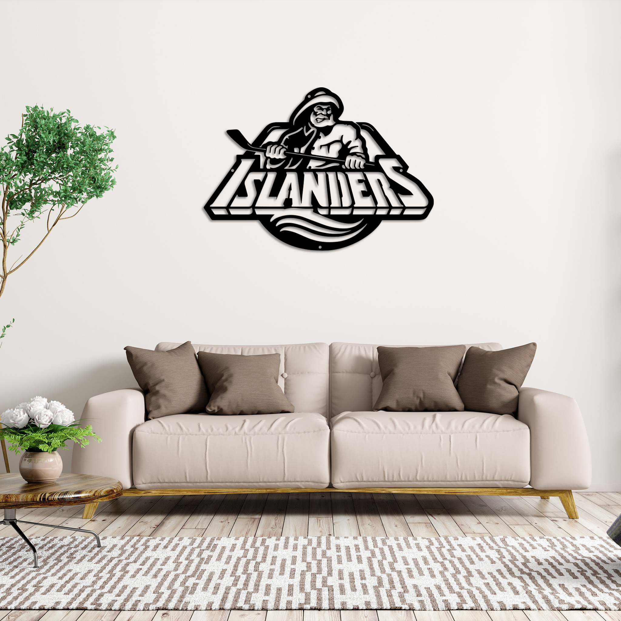 Ice Hockey New York Islanders Metal Signs Wall Decor