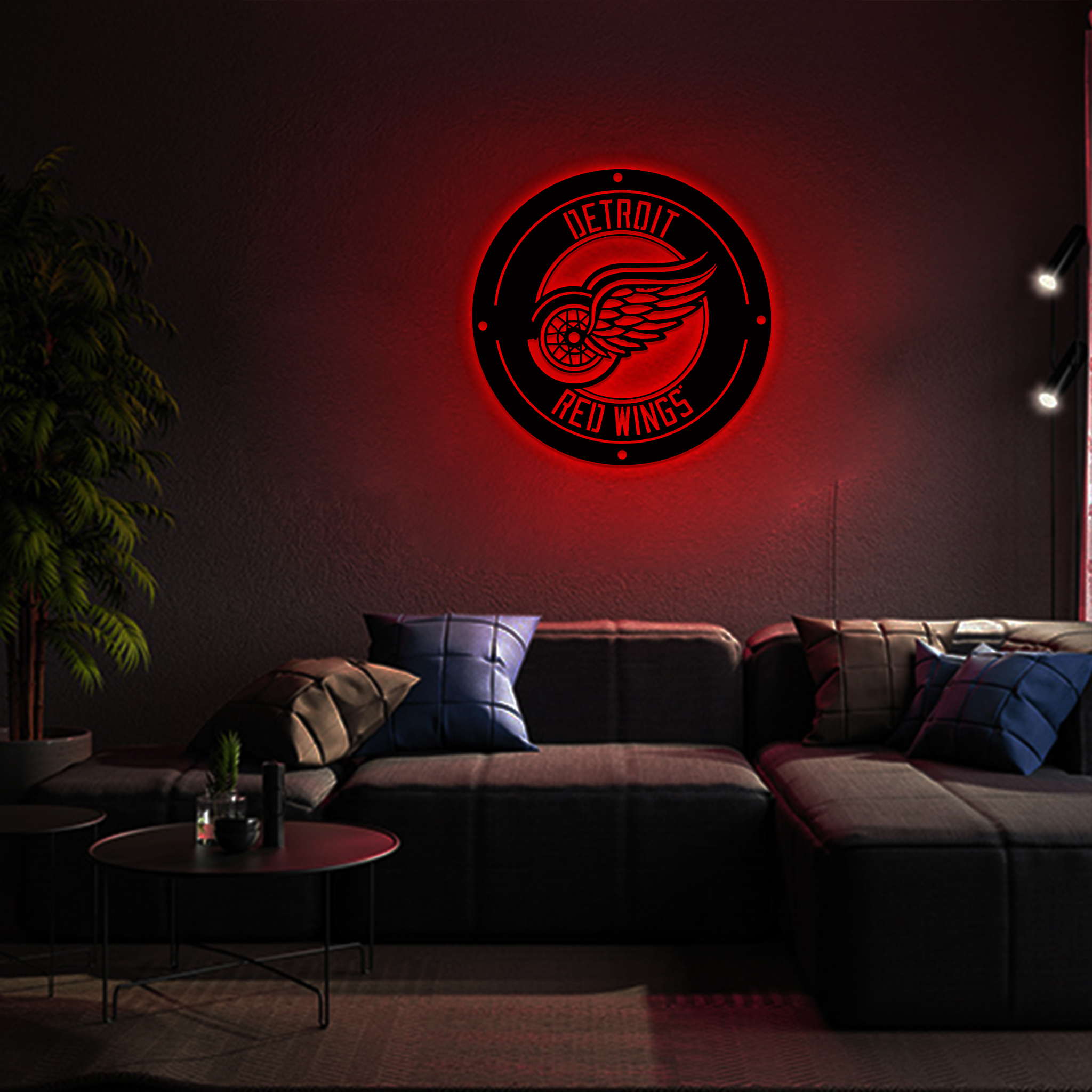 Detroit Red Wings Ice Hockey Metal Signs