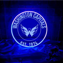 Washington Capitals Ice Hockey Laser Signs