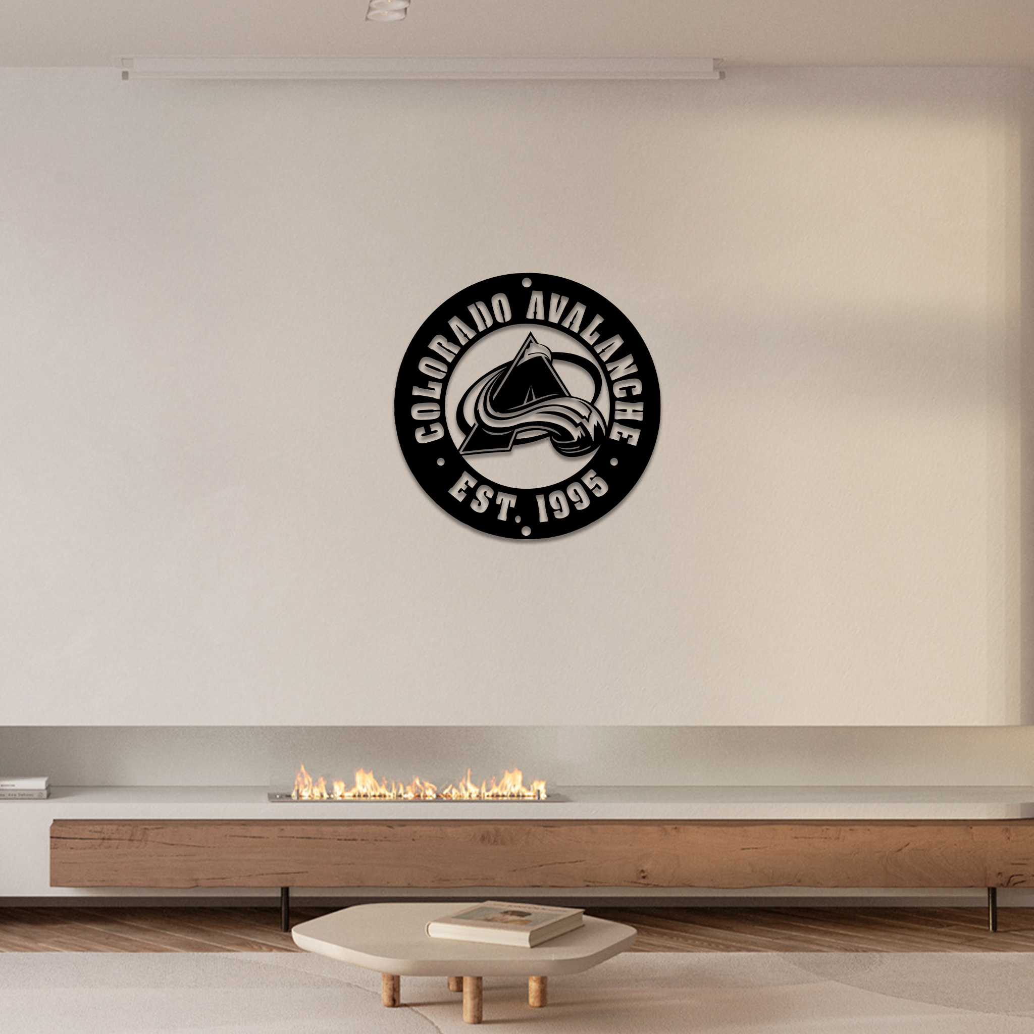 Colorado Avalanche Ice Hockey Metal Sign Wall Decor