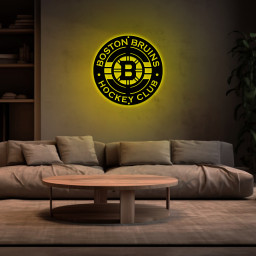 Ice Hockey Boston Bruins Metal Signs Wall Decor