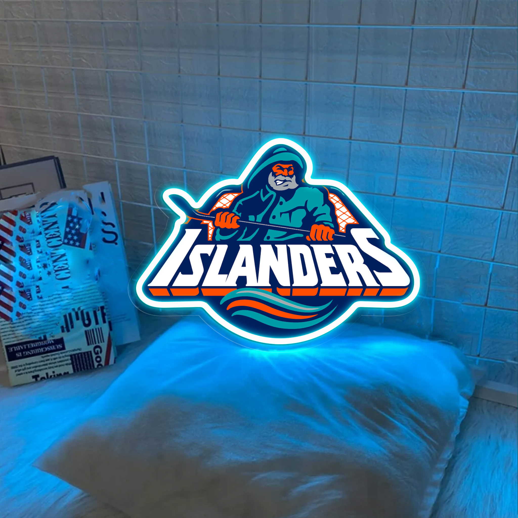 Ice Hockey New York Islanders UV Signs Wall Decor