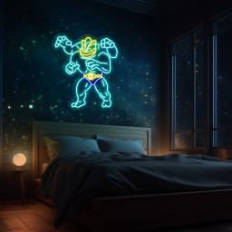 Machamp Pokemon Neon Signs