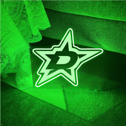 Ice Hockey Dallas Stars Laser Signs