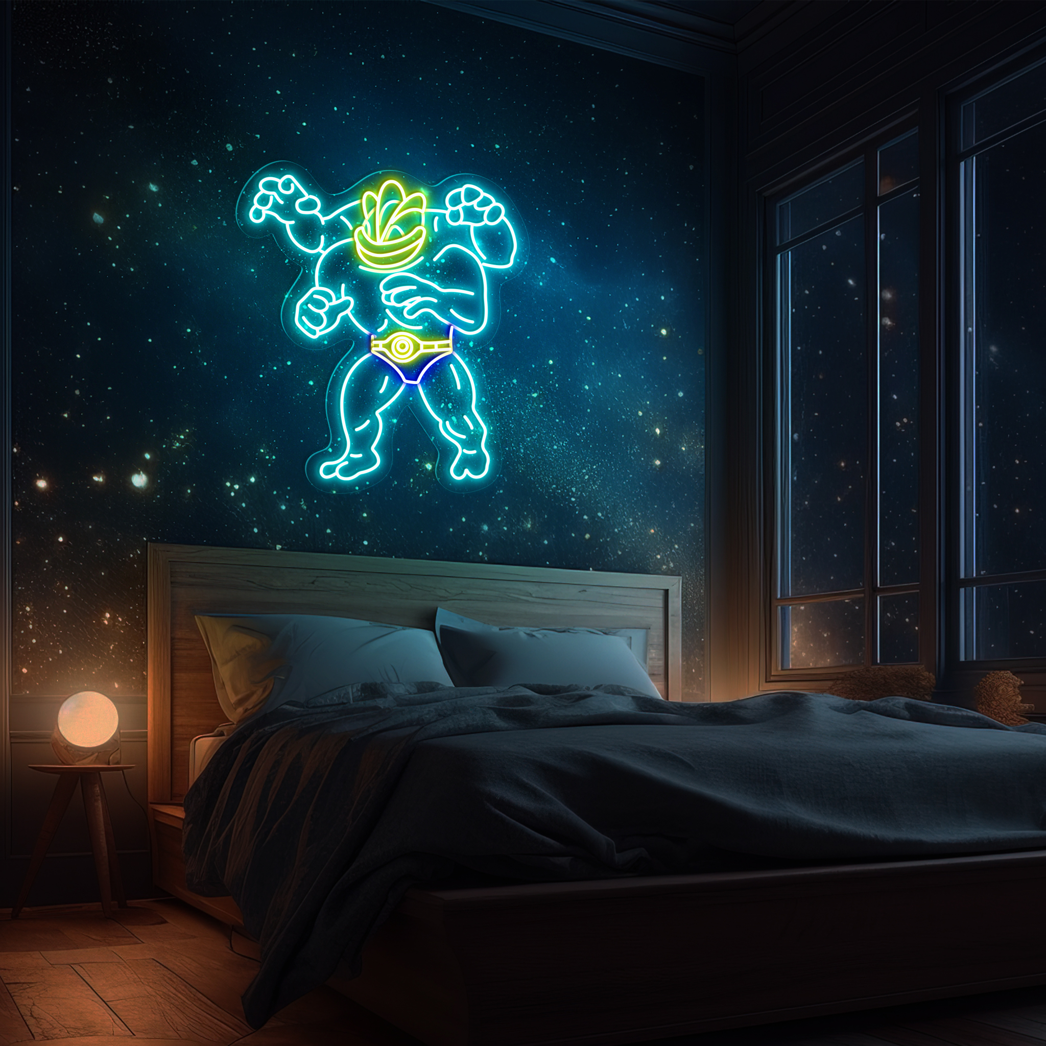 Machamp Pokemon Neon Signs