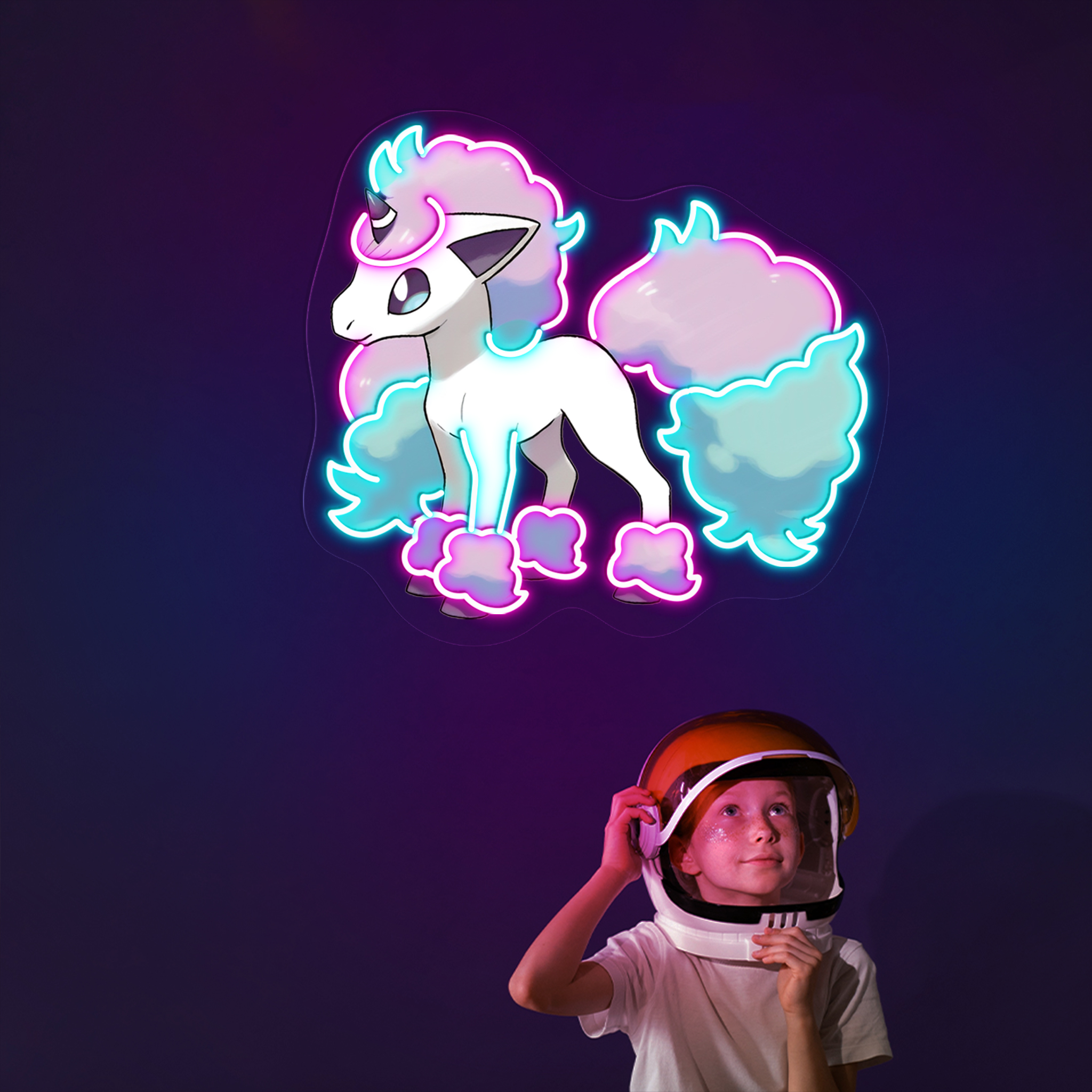 Ponyta Pokemon UV Signs