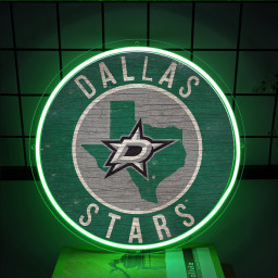 Dallas Stars Ice Hockey UV Sign