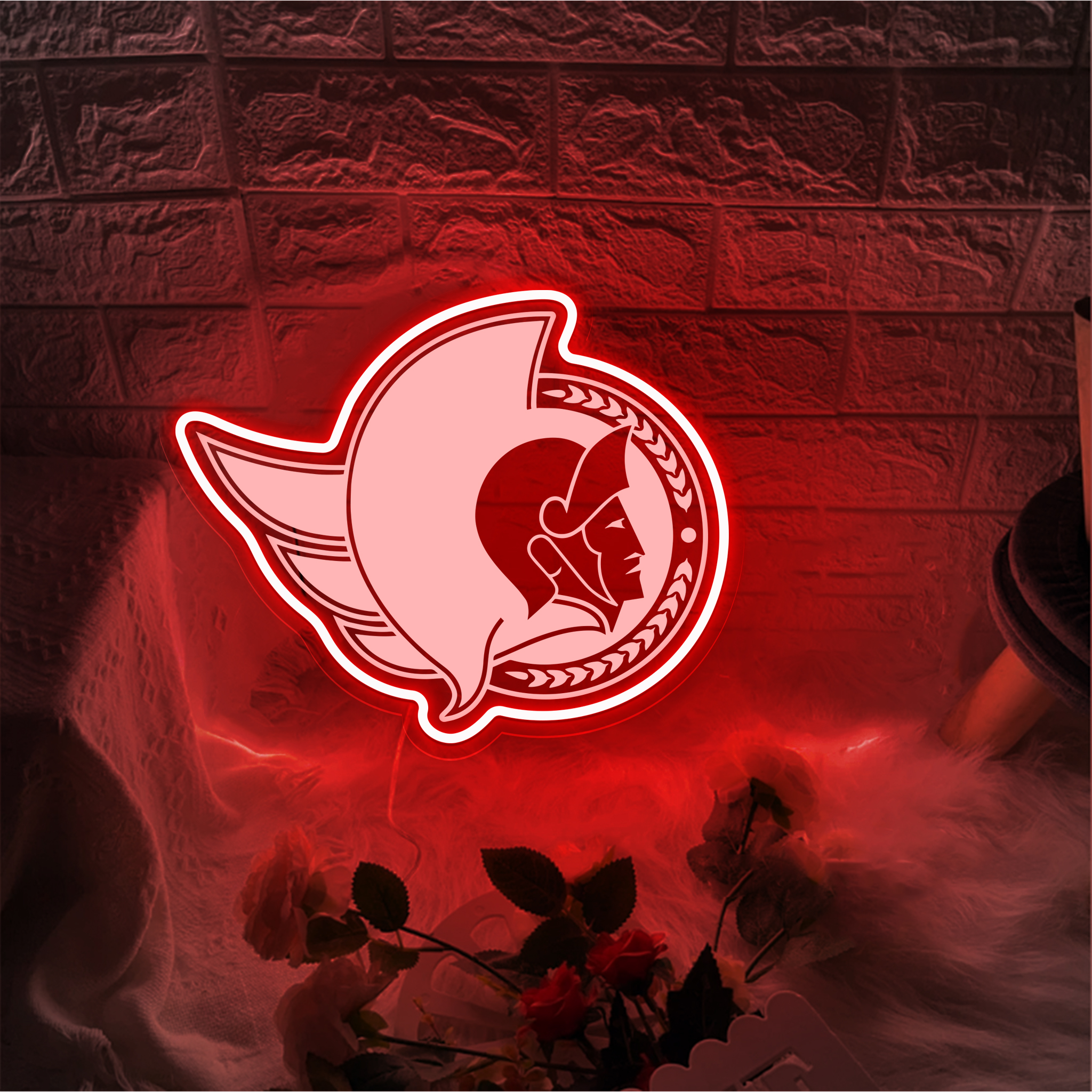 Ottawa Senators Ice Hockey Laser Sign