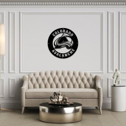 Colorado Avalanche Ice Hockey Metal Signs