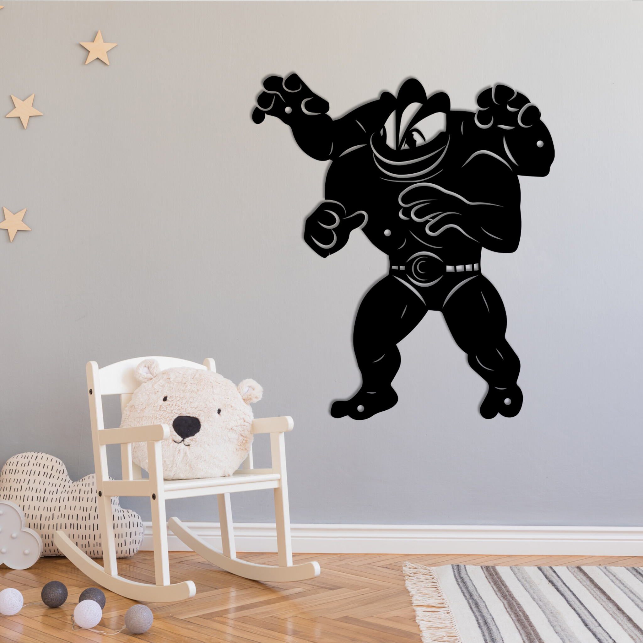 Machamp Pokemon Metal Signs
