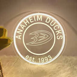 Anaheim Ducks Ice Hockey Laser Sign