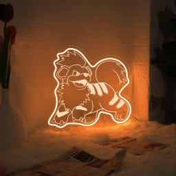 Growlithe Pokemon Laser Signs