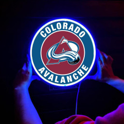 Colorado Avalanche Ice Hockey UV Signs