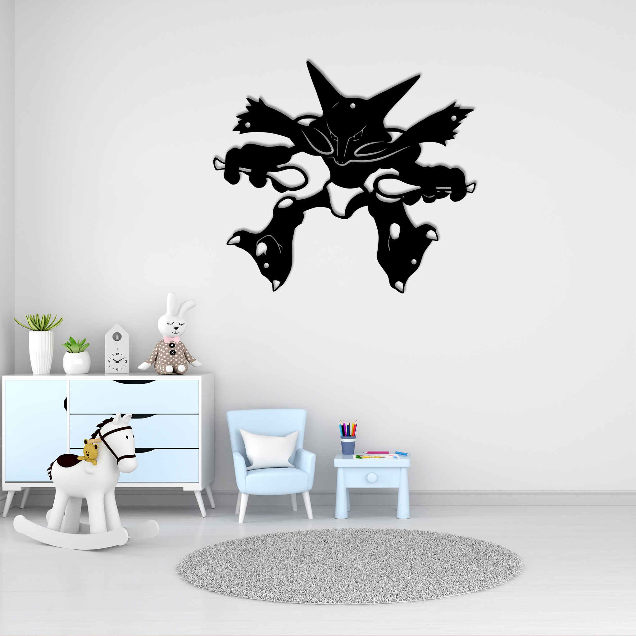 Alakazam Pokemon Metal Signs