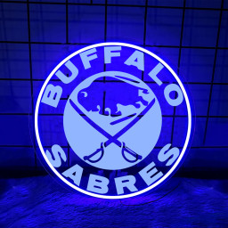 Ice Hockey Buffalo Sabres Laser Sign Wall Decor