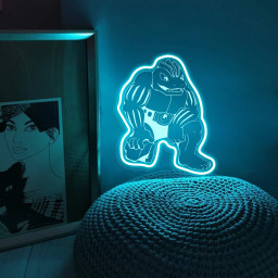 Pokemon Machoke Laser Signs