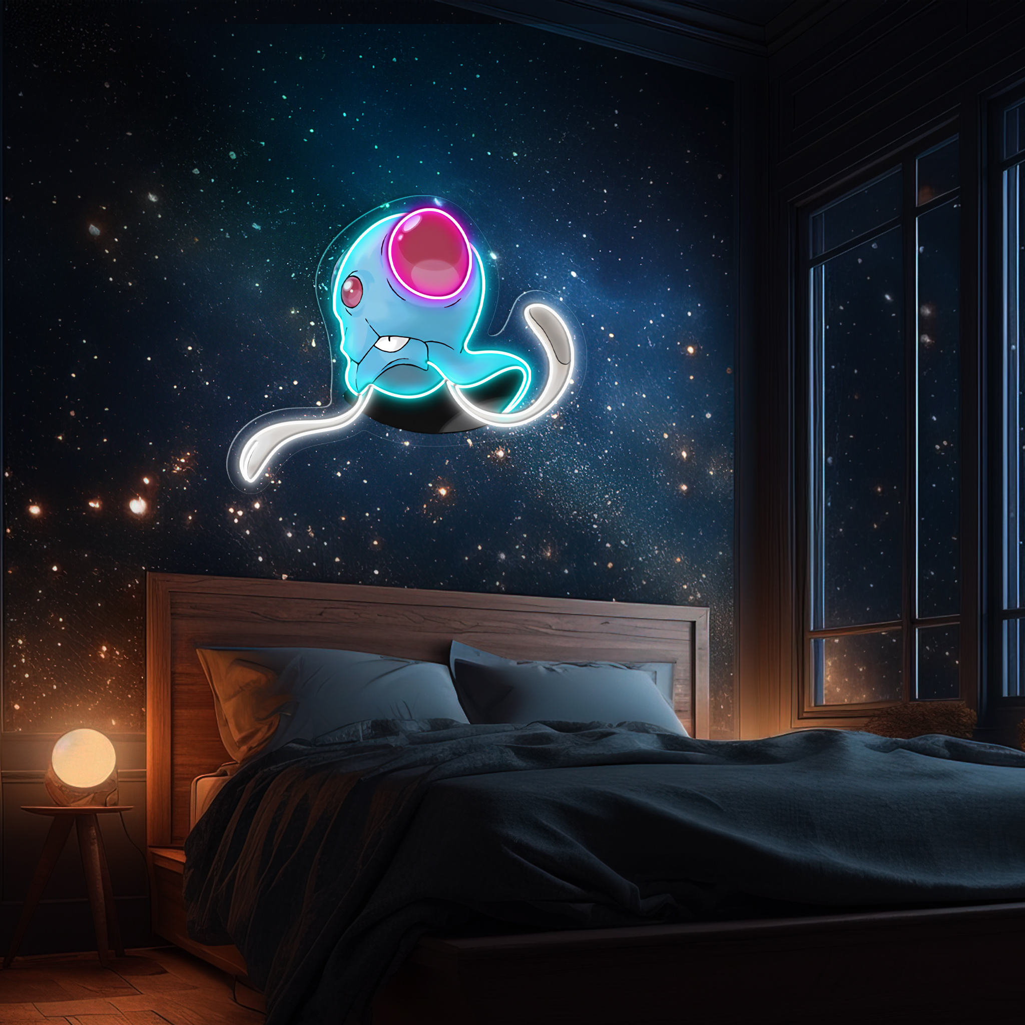 Tentacool Pokemon UV Signs