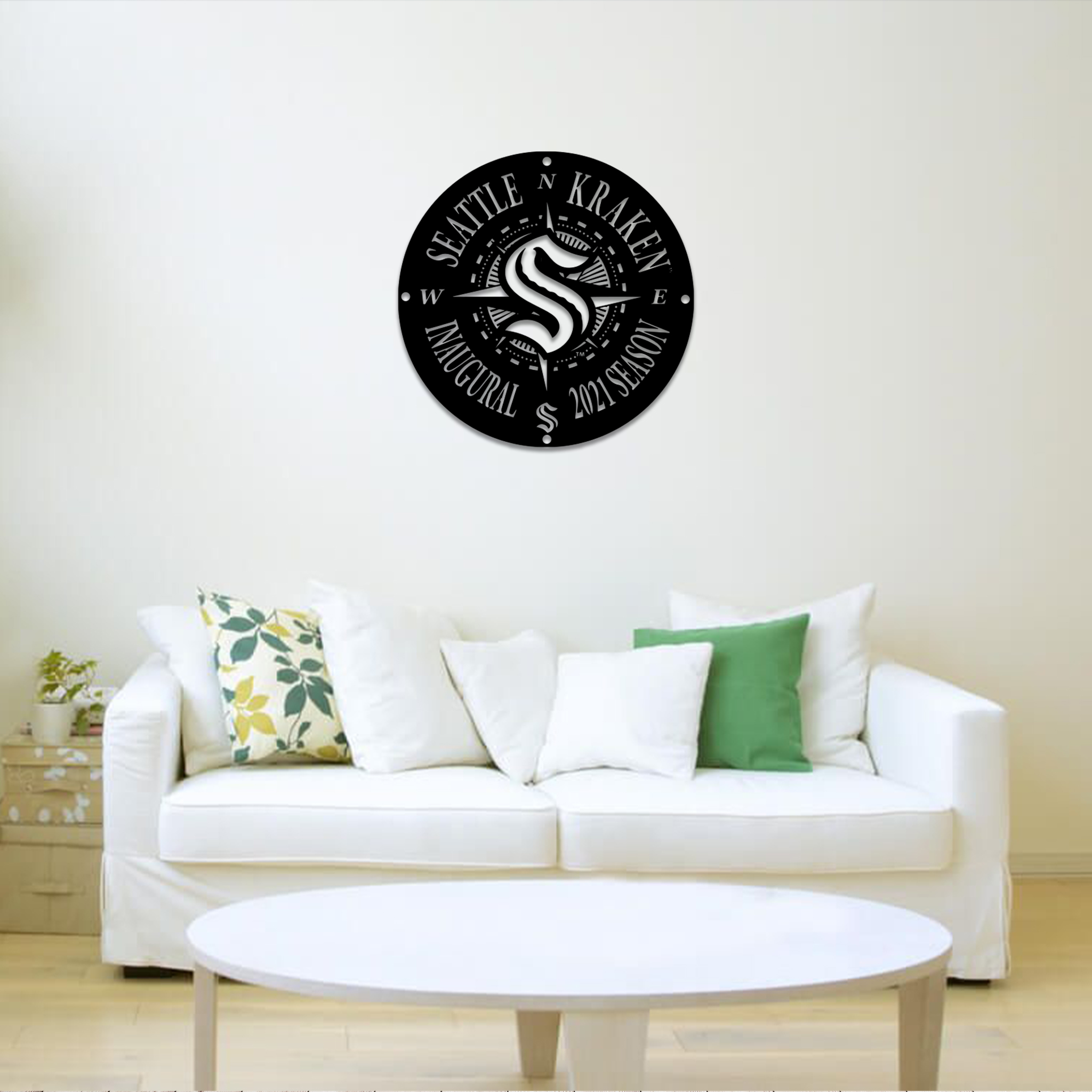 Seattle Kraken Ice Hockey Metal Signs Wall Decor