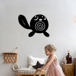 Pokemon Poliwag Metal Signs