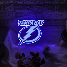 Ice Hockey Tampa Bay Lightning Laser Sign Wall Decor
