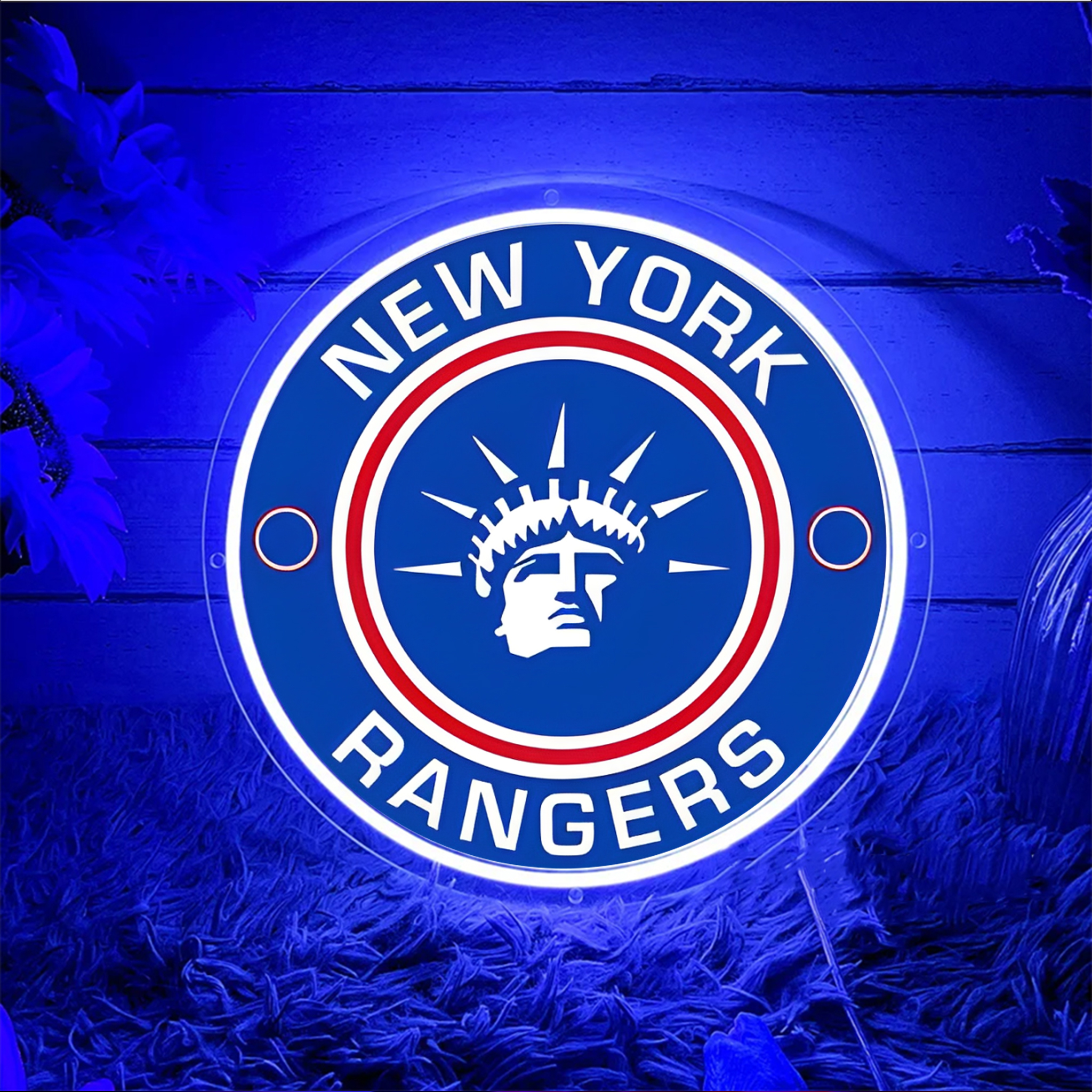 New York Rangers Ice Hockey UV Signs Wall Decor