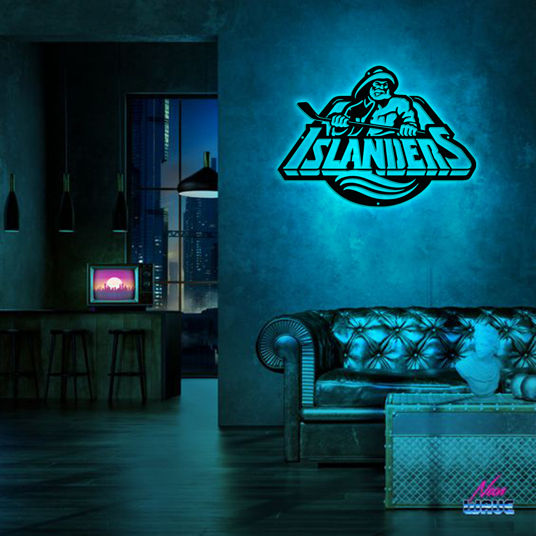 Ice Hockey New York Islanders Metal Signs Wall Decor
