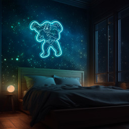 Machamp Pokemon Laser Signs