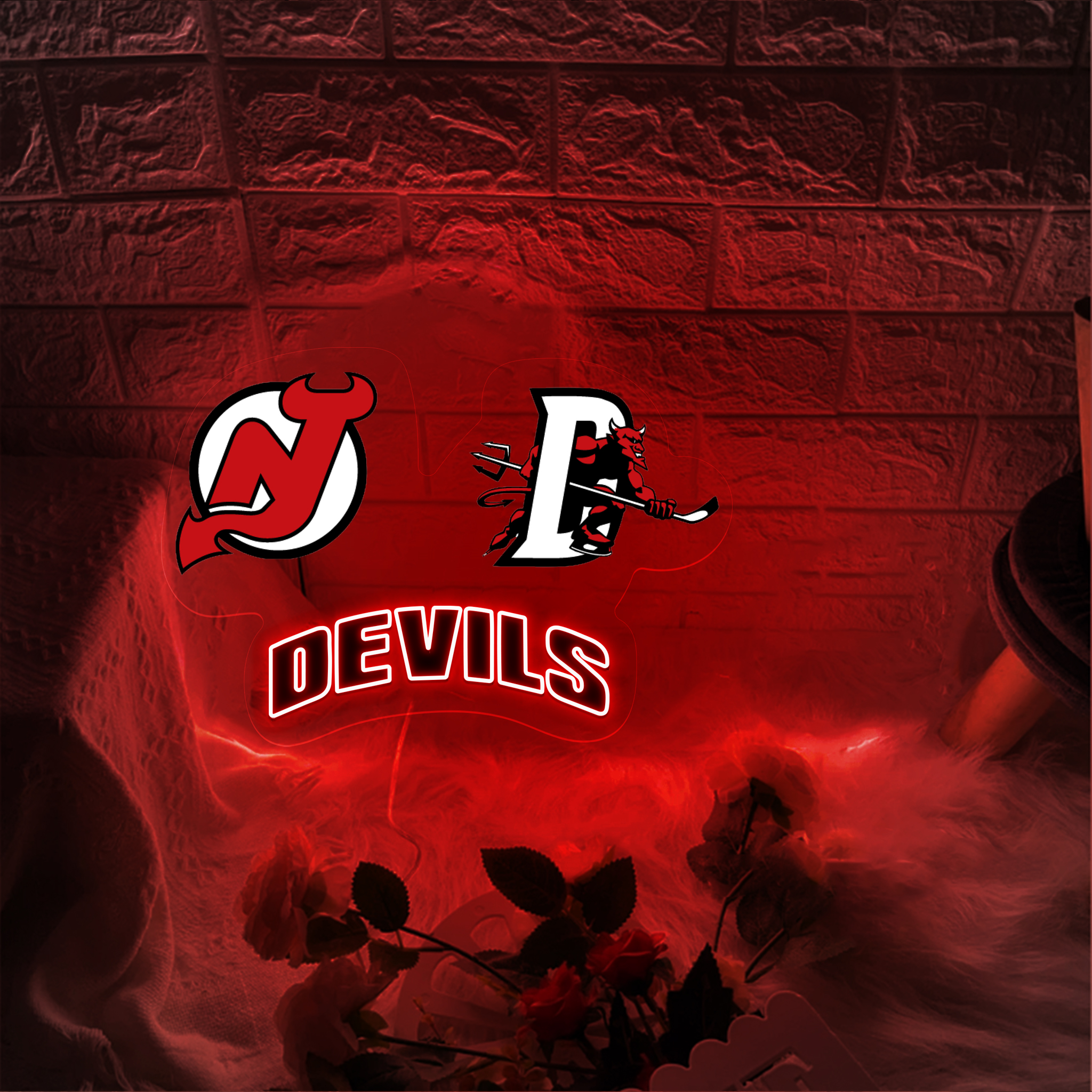 Ice Hockey New Jersey Devils UV Signs
