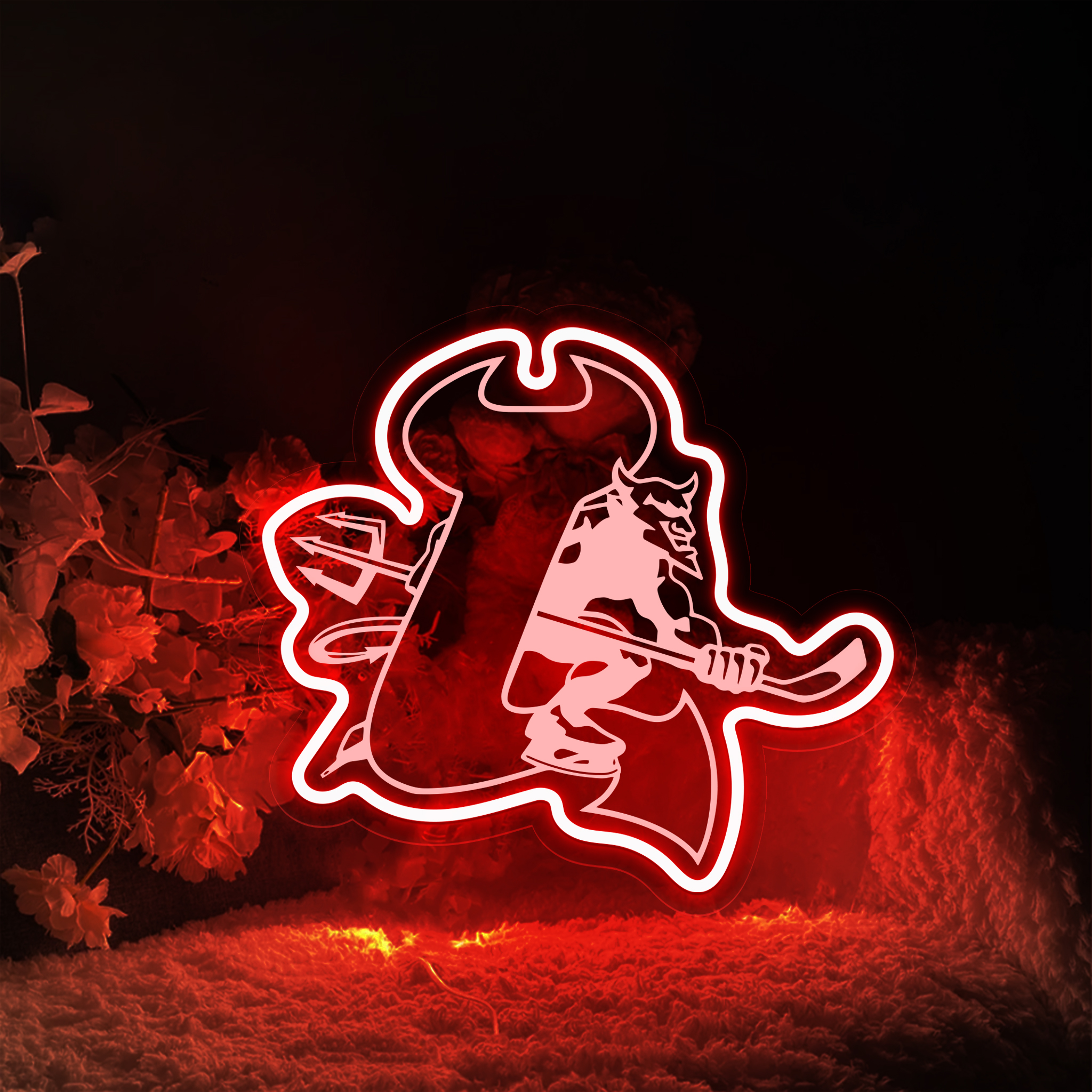 New Jersey Devils Ice Hockey Laser Signs Wall Decor