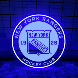 New York Rangers Ice Hockey Laser Signs