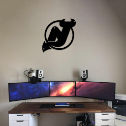 New Jersey Devils Ice Hockey Metal Signs
