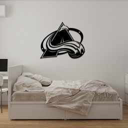 Colorado Avalanche Ice Hockey Metal Sign