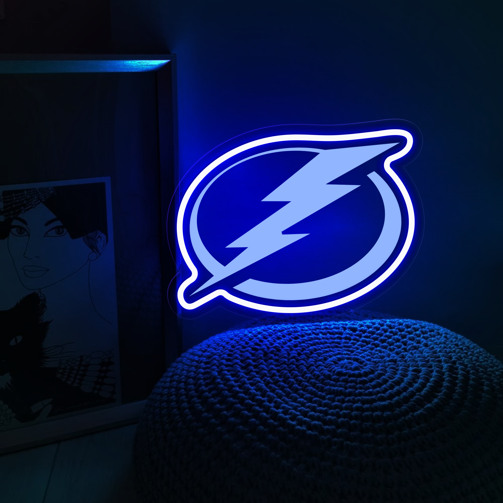 Ice Hockey Tampa Bay Lightning Laser Signs