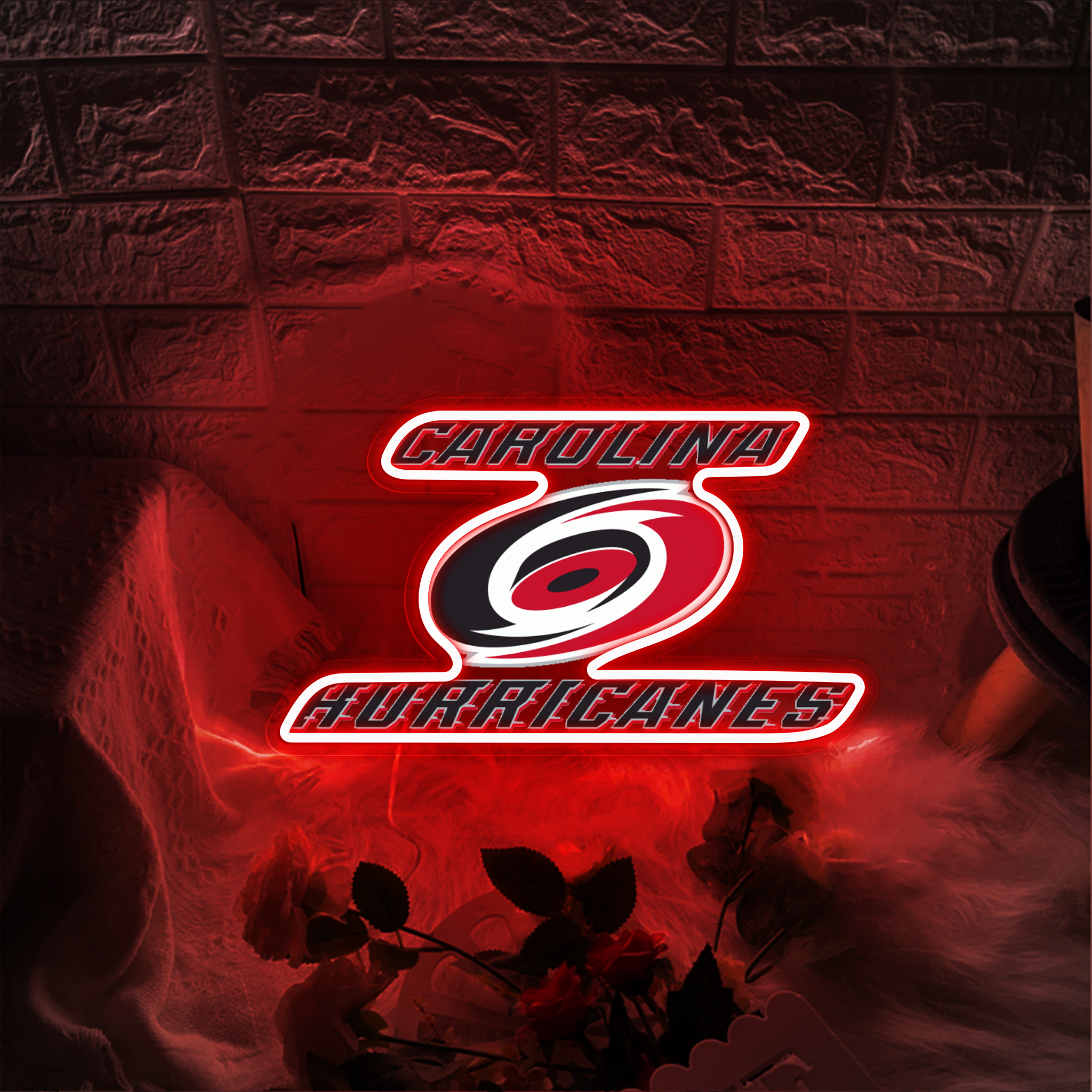 Carolina Hurricanes Ice Hockey UV Signs Wall Decor