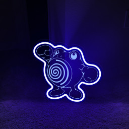 Poliwag Pokemon Laser Signs