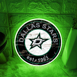 Dallas Stars Ice Hockey UV Signs Wall Decor