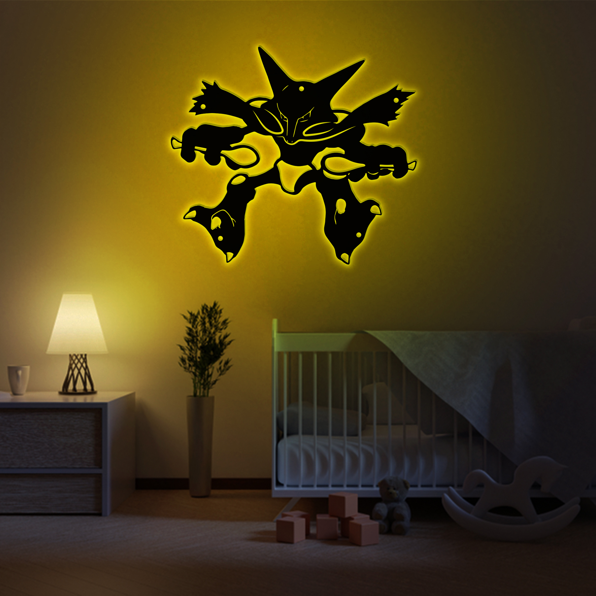 Alakazam Pokemon Metal Signs