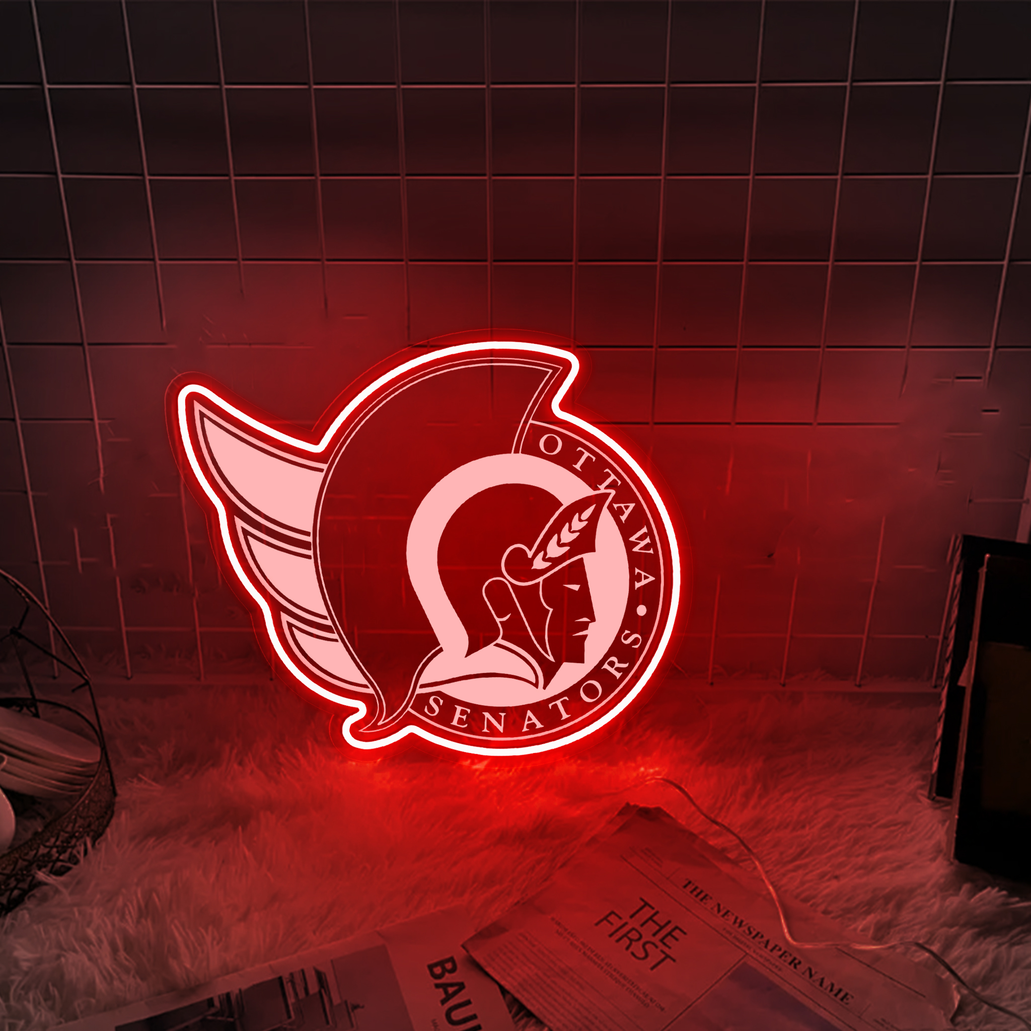 Ice Hockey Ottawa Senators Laser Signs
