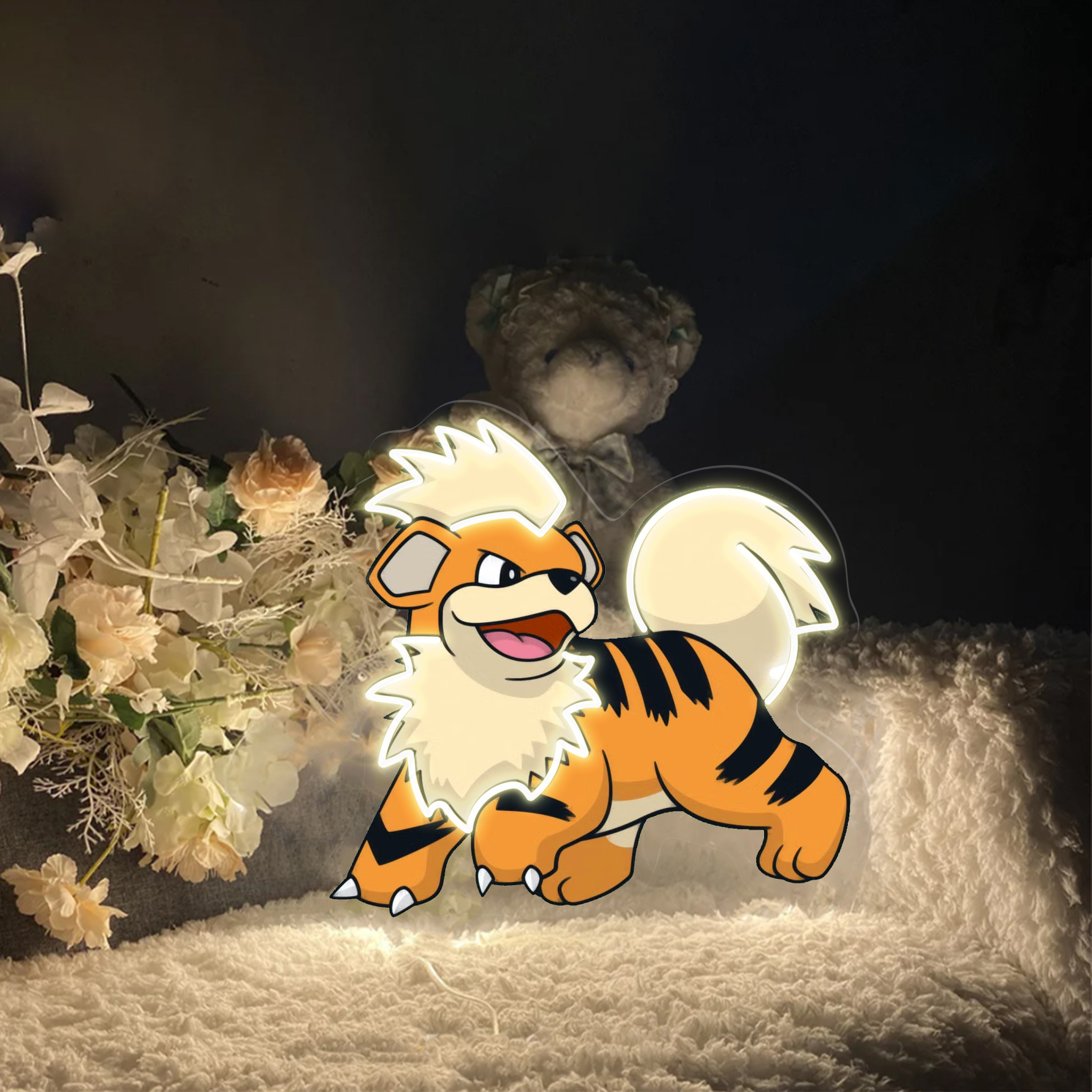 Growlithe Pokemon UV Signs