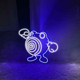 Poliwag Pokemon Neon Signs
